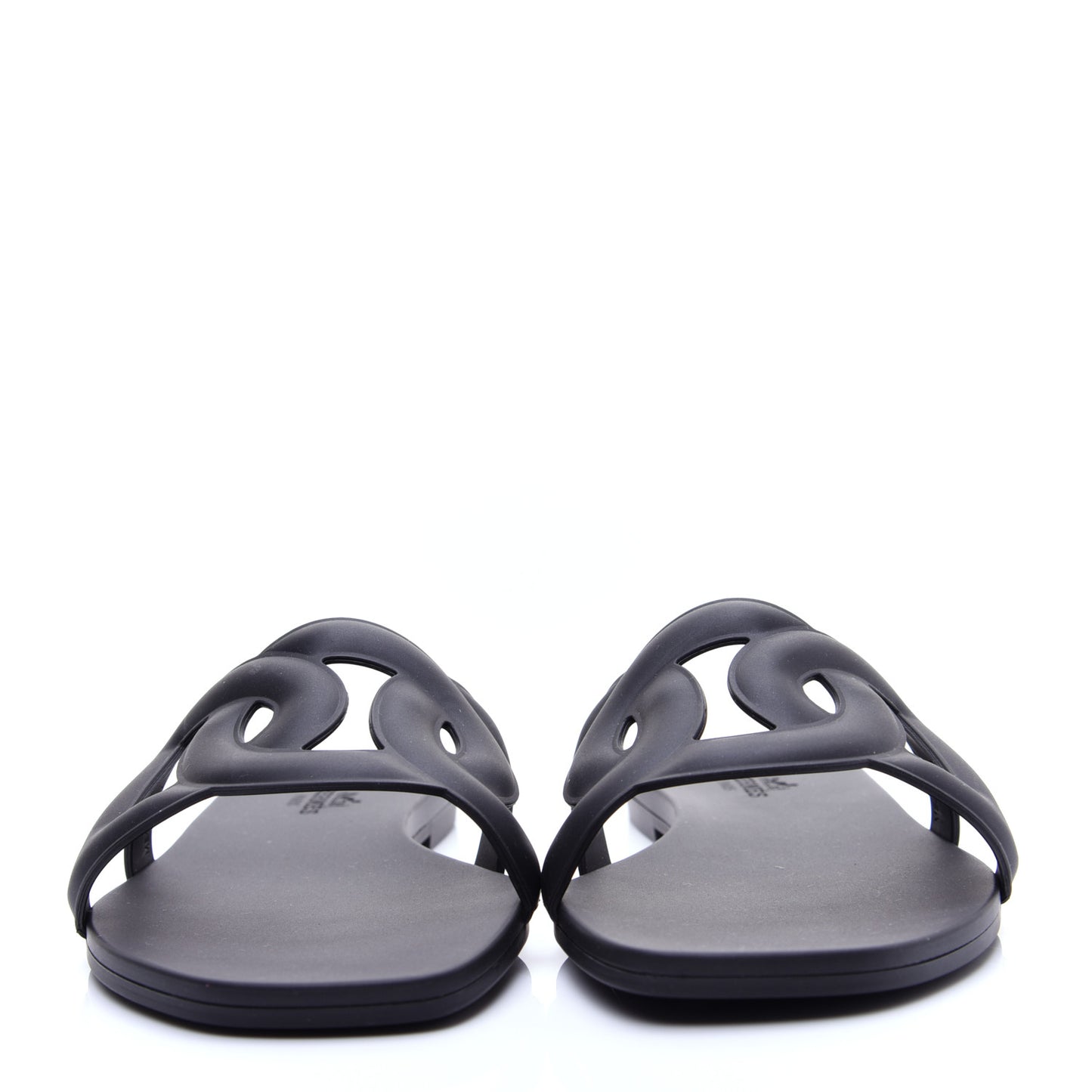 Rubber Aloha Sandals 36 Black