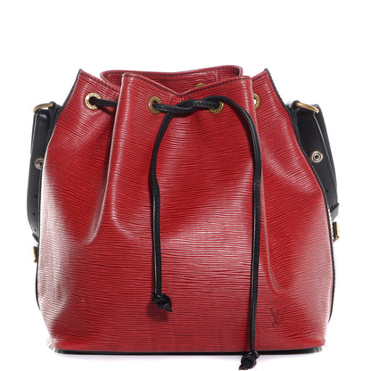 Louis Vuitton Epi Petit Noe Red Black 1 of 8