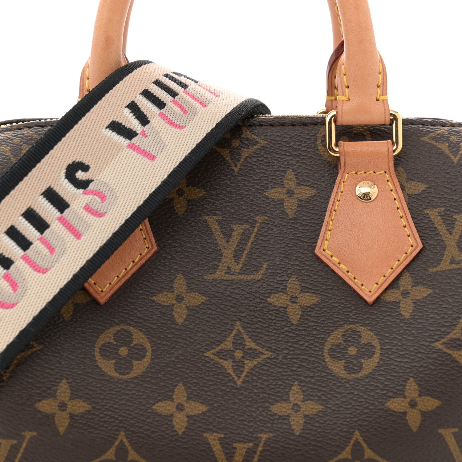 Louis Vuitton Monogram Speedy Bandouliere 20 Black 7 of 11