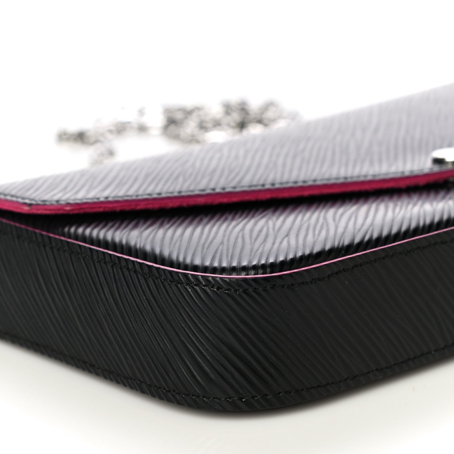 Louis Vuitton Epi Pochette Felicie Black Hot Pink 12 of 14