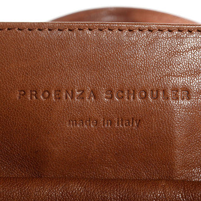 Proenza Schouler Leather PS1 Small Keep All Saddle 9 of 13