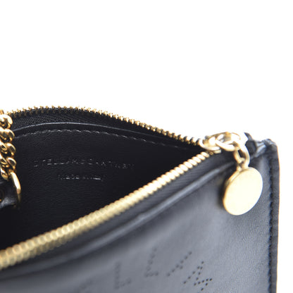 Stella McCartney Eco Alter Nappa Perforated Small Key Pouch Black 7 of 10