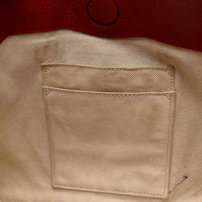 Gucci Soft GG Supreme Monogram Web Bosco Patch Small Crossbody Tote Beige Malva Hibiscus Red 13 of 21