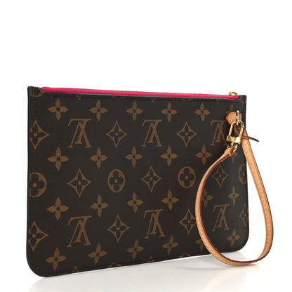 Louis Vuitton Monogram Neverfull MM GM Pochette Pivoine 3 of 7