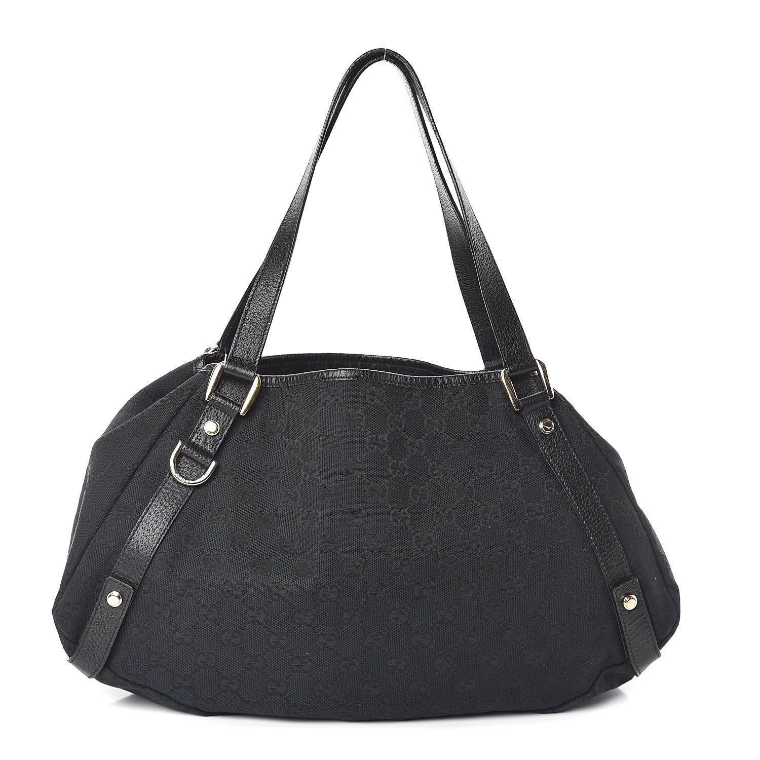 Gucci Monogram Medium Abbey Shoulder Bag Black 1 of 9