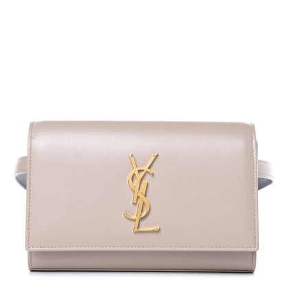 Saint Laurent Smooth Calfskin Monogram Kate Belt Bag Natural 1 of 8