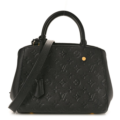 Louis Vuitton Empreinte Montaigne MM Black 1 of 12