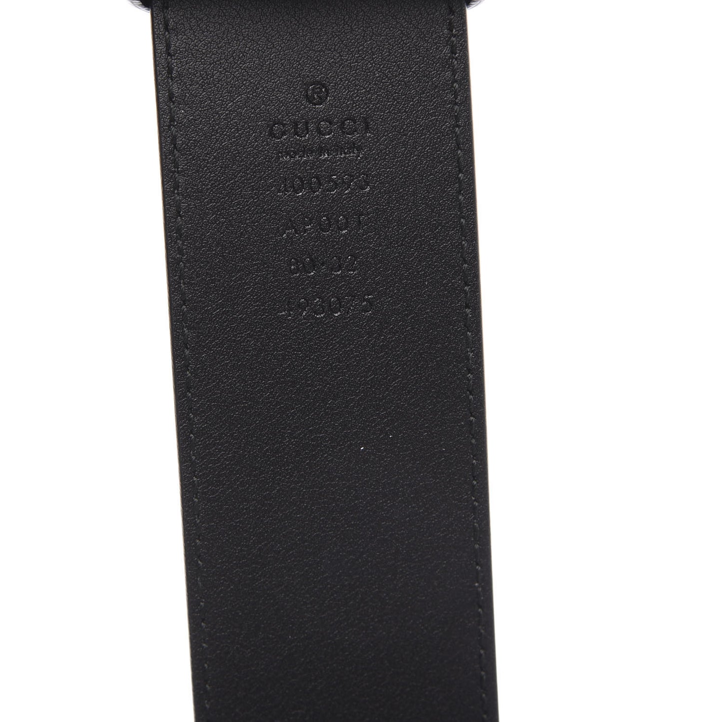 Calfskin Double G 40mm Belt 80 32 Black