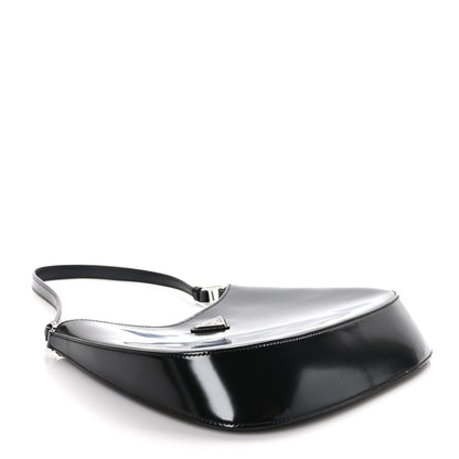 Prada Spazzolato Cleo Shoulder Bag Black 4 of 8