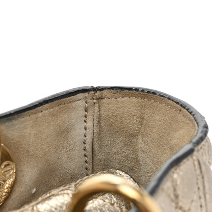 Christian Dior Metallic Grained Calfskin Cannage Medium Supple Lady Dior Gold 28 of 28