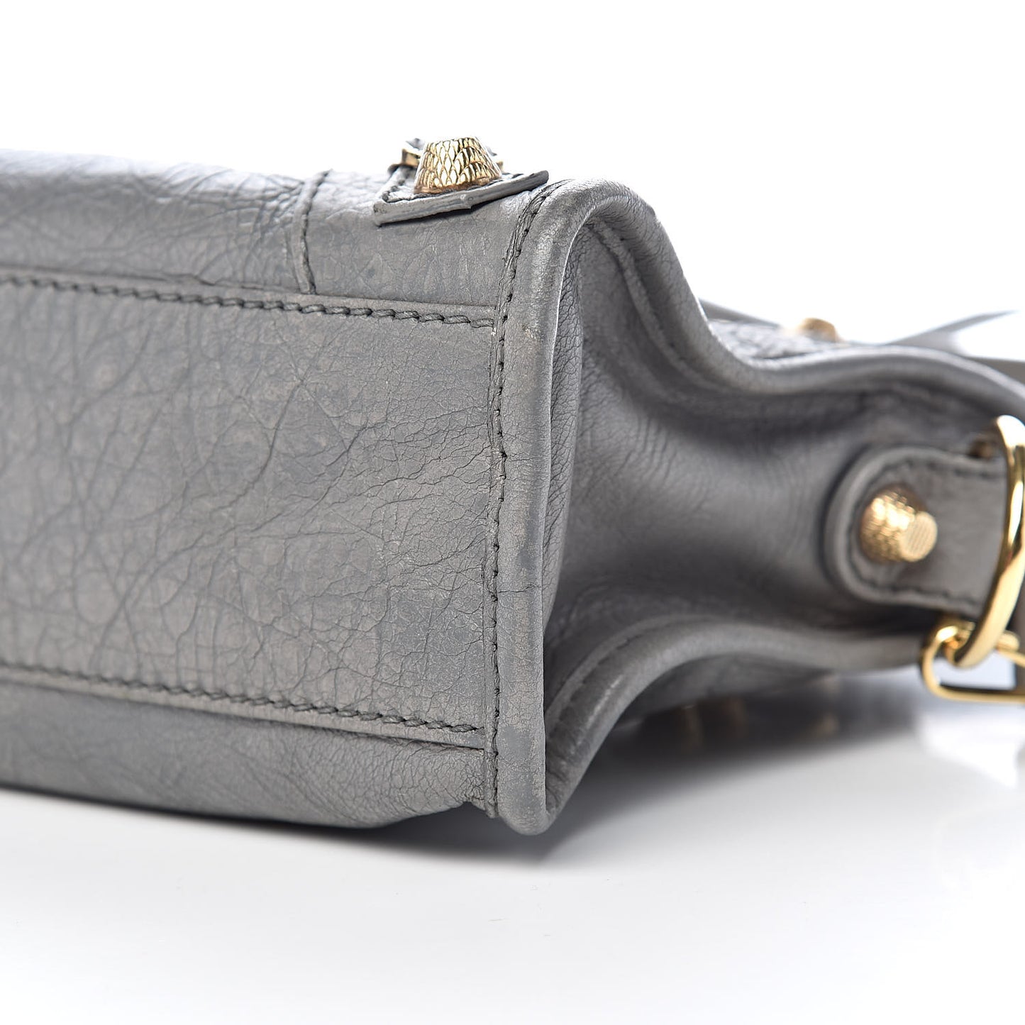 Agneau Giant 12 Gold Hardware Mini City Gris Pyrite