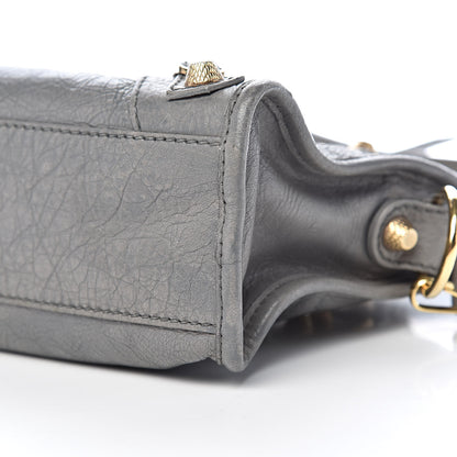 Balenciaga Agneau Giant 12 Gold Hardware Mini City Gris Pyrite 10 of 11