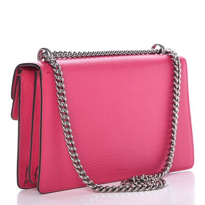Gucci Pebbled Calfskin Embellished Guccify Small Dionysus Shoulder Bag Rosa 3 of 7
