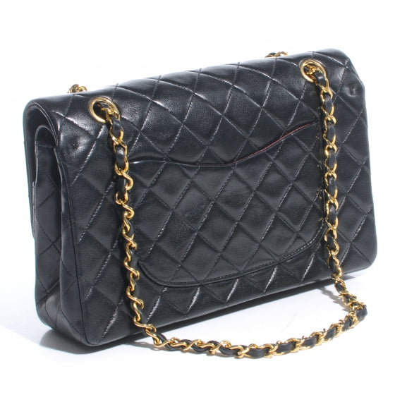 Chanel Lambskin Medium Double Flap Black 4 of 9