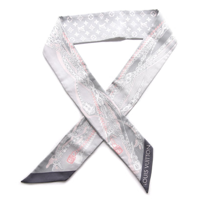 Louis Vuitton Silk Dreamonogram Bandeau Grey 1 of 5