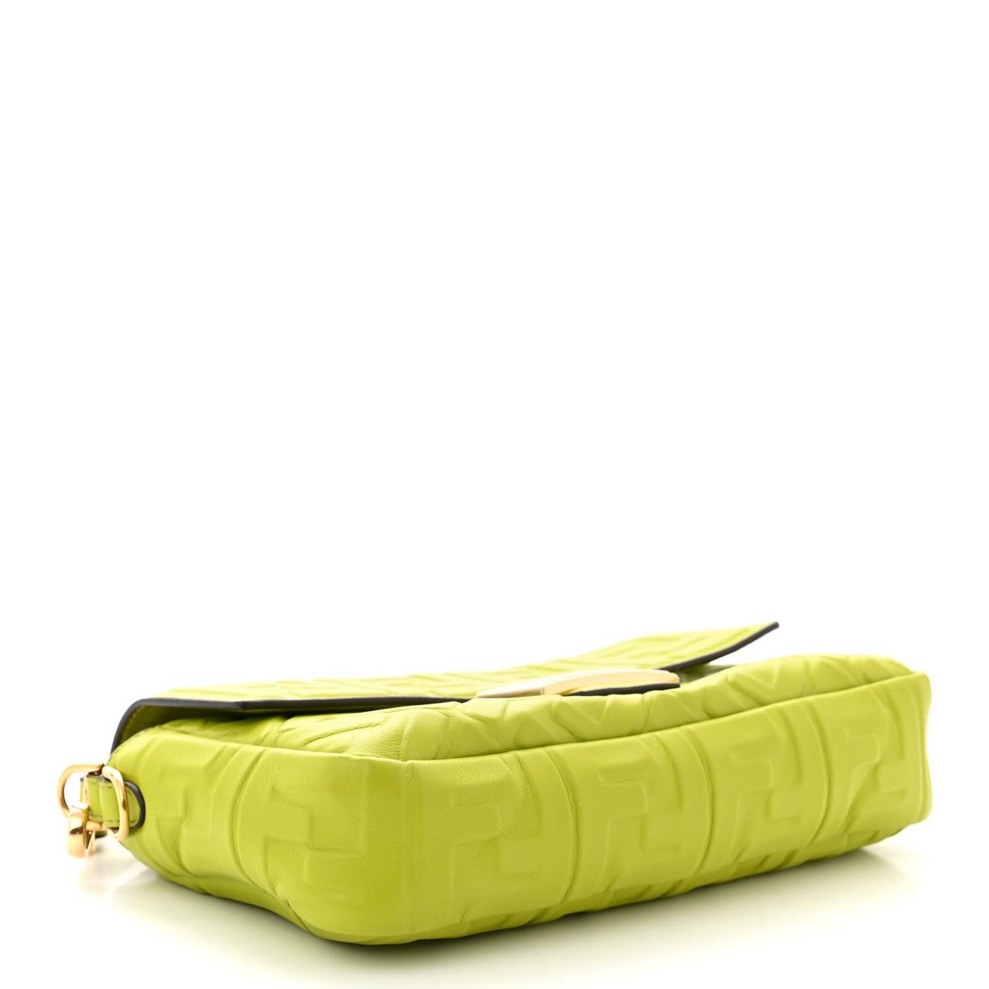 Nappa FF 1974 Embossed Baguette Wasabi