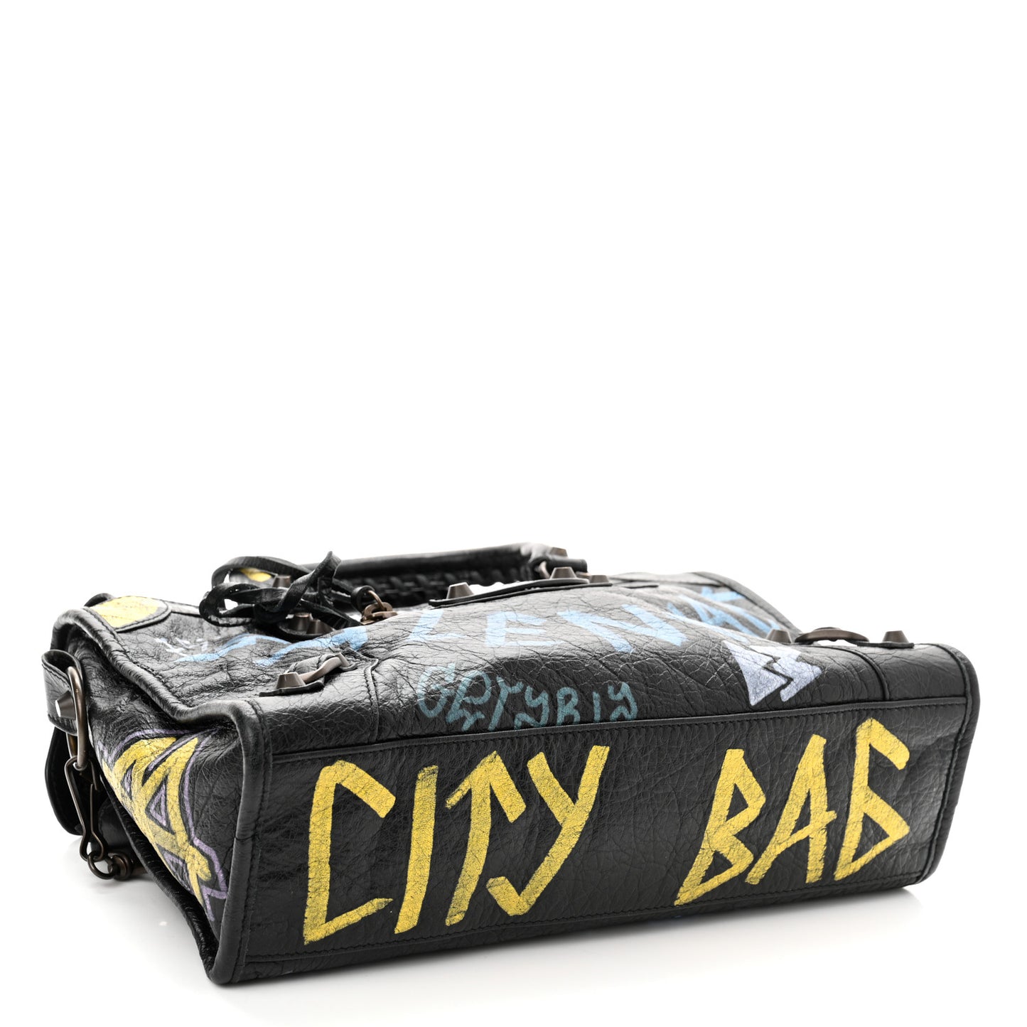 Agneau Graffiti All Over Classic Hardware S City Black Multicolor