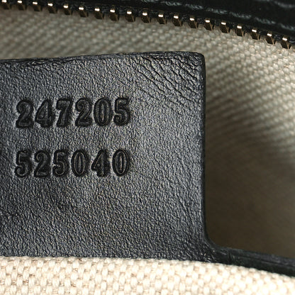 Gucci Monogram Vintage Web Medium Boston Dark Brown 6 of 10