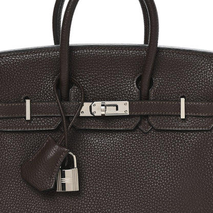 Hermes Togo Birkin 25 Chocolate 14 of 19