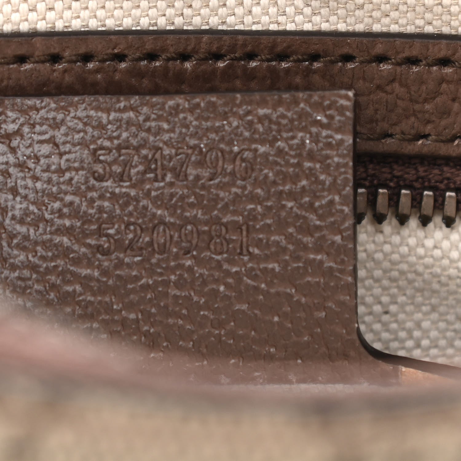 Gucci Soft GG Supreme Monogram Medium Ophidia Belt Bag Dark Brown 7 of 10