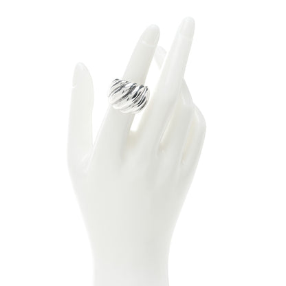 David Yurman Sterling Silver Sculpted Cable Ring 52 6 2 of 5