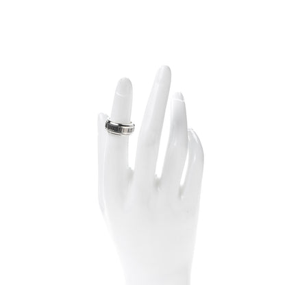 Tiffany Sterling Silver Titanium Atlas Band Ring 48 4.5 2 of 7
