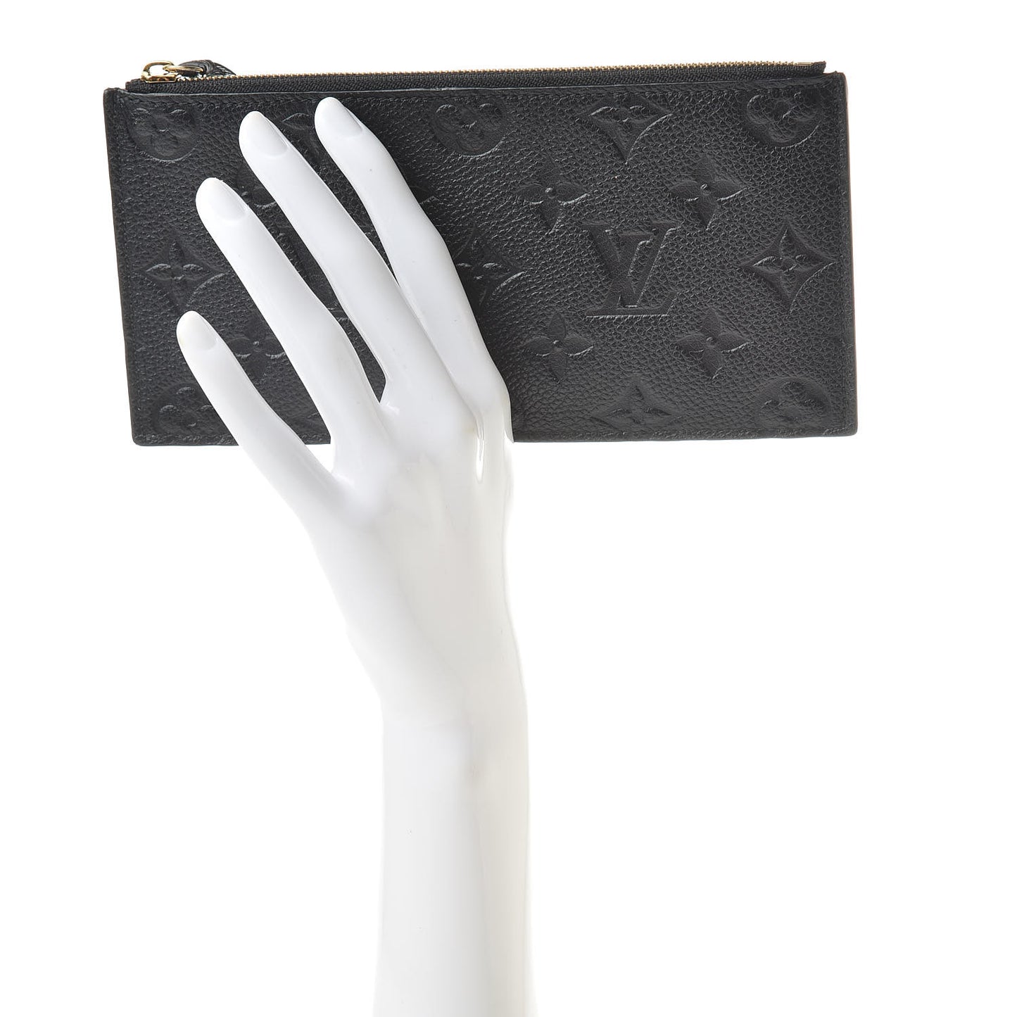 Empreinte Felicie Chain Wallet Zippered Insert Black
