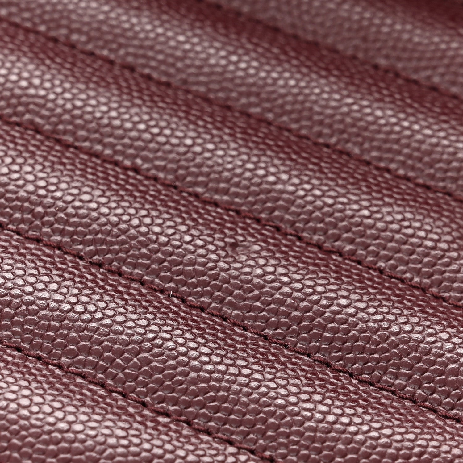 Saint Laurent Grain De Poudre Matelasse Chevron Monogram Envelope Chain Wallet Rouge Legion 11 of 12