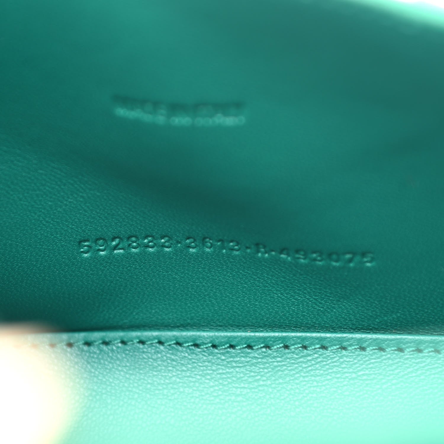 Balenciaga Shiny Calfskin Crocodile Embossed Hourglass Top Handle Bag XS Jade 8 of 11