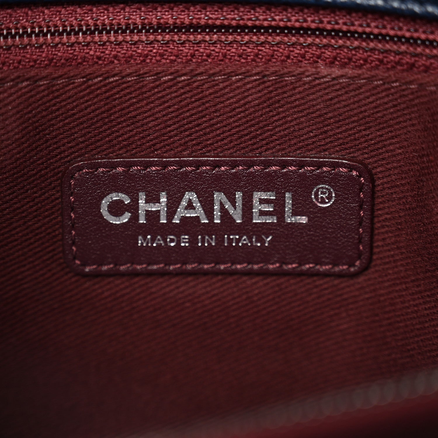 Chanel Caviar Quilted Medium Coco Handle Flap Navy Blue 6 of 10