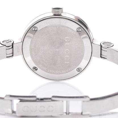 Gucci Stainless Steel Diamond 25mm 105 Series Floral Quartz Watch 5 of 7