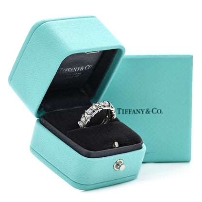 Tiffany Platinum Diamond Schlumberger Sixteen Stone Ring 52 6 6 of 6
