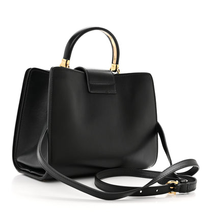 Salvatore Ferragamo Calfskin Thea Top Handle Bag Black 3 of 11