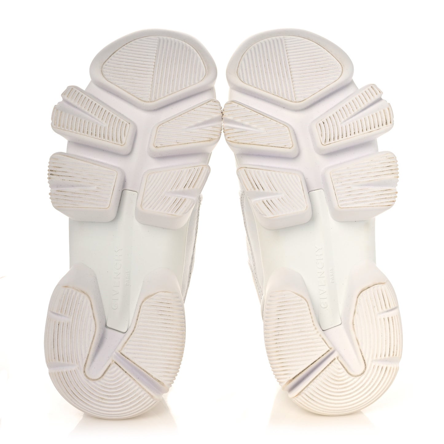 Neoprene Suede Mesh Baisse Jaw Low Sneakers 36.5 White