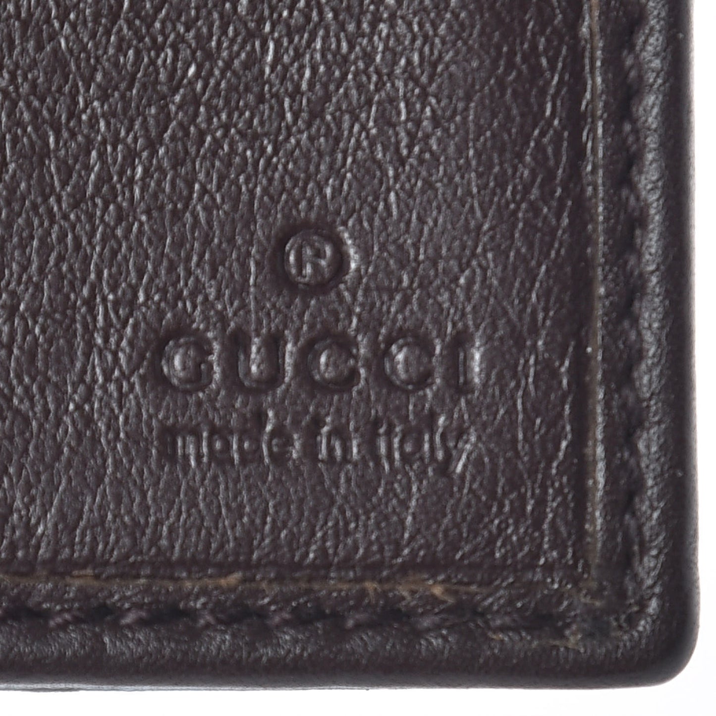 Guccissima Abbey Continental Wallet Chocolate