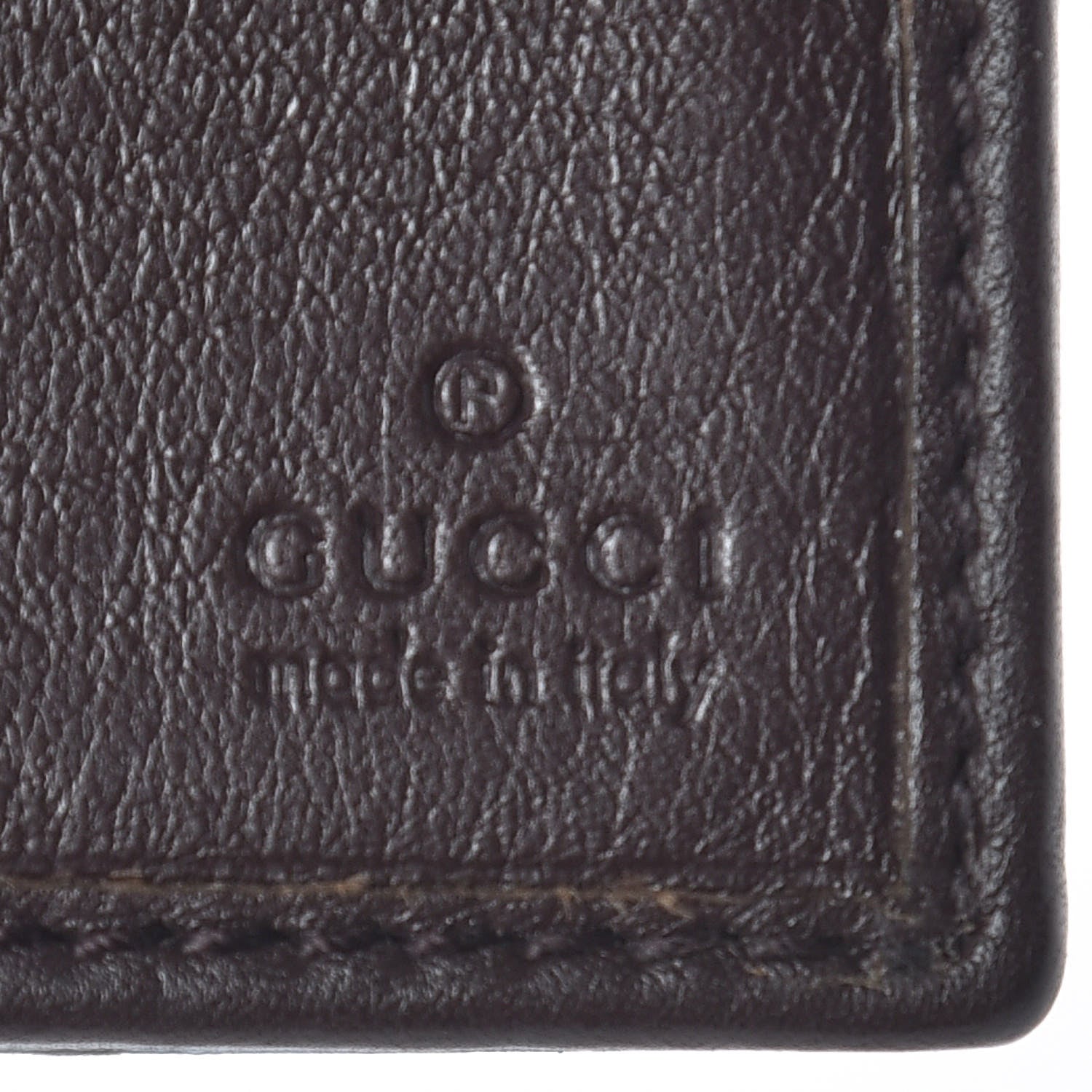Gucci Guccissima Abbey Continental Wallet Chocolate 8 of 9