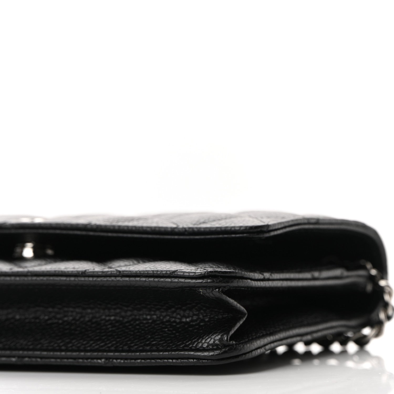 Chanel Caviar Quilted Wallet On Chain WOC Black 11 of 12