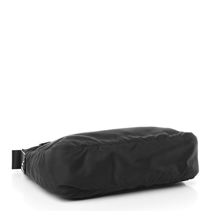 Prada Nylon Flat Messenger Bag Black 4 of 9
