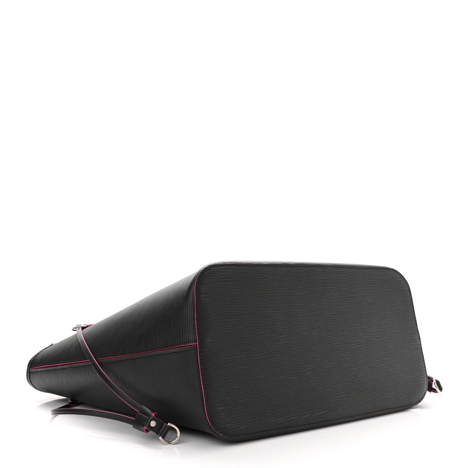 Louis Vuitton Epi Neverfull MM Black Hot Pink 5 of 11