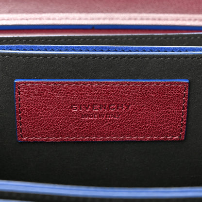 Givenchy Goatskin Suede Small GV3 Shoulder Bag Aubergine Blue 6 of 11