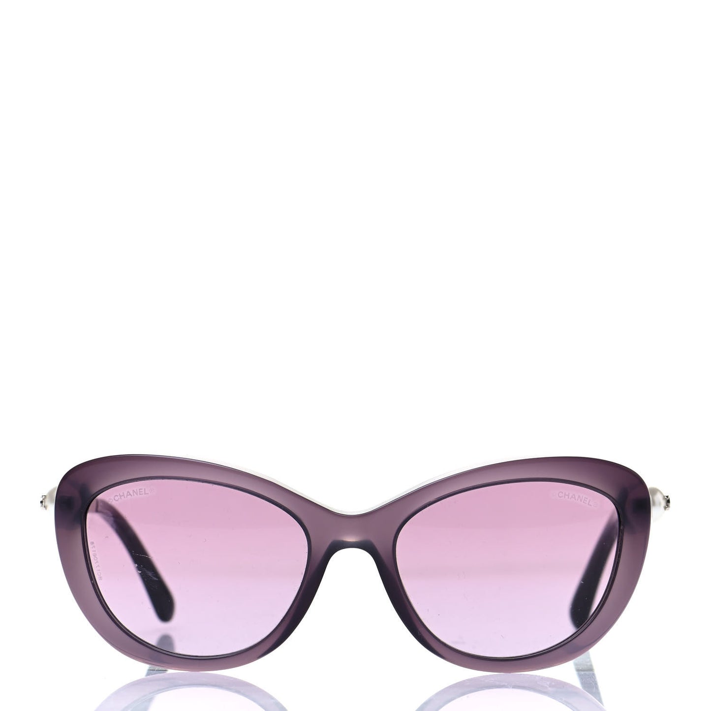 Polarized Cat Eye Pearl Sunglasses 5340-H Pink