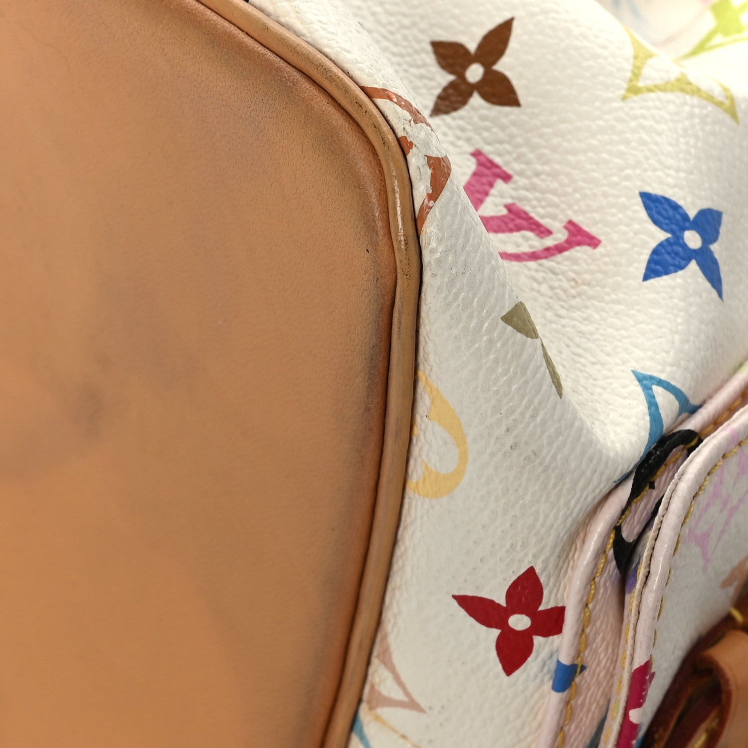 Louis Vuitton Monogram Multicolor Petit Noe White 9 of 9