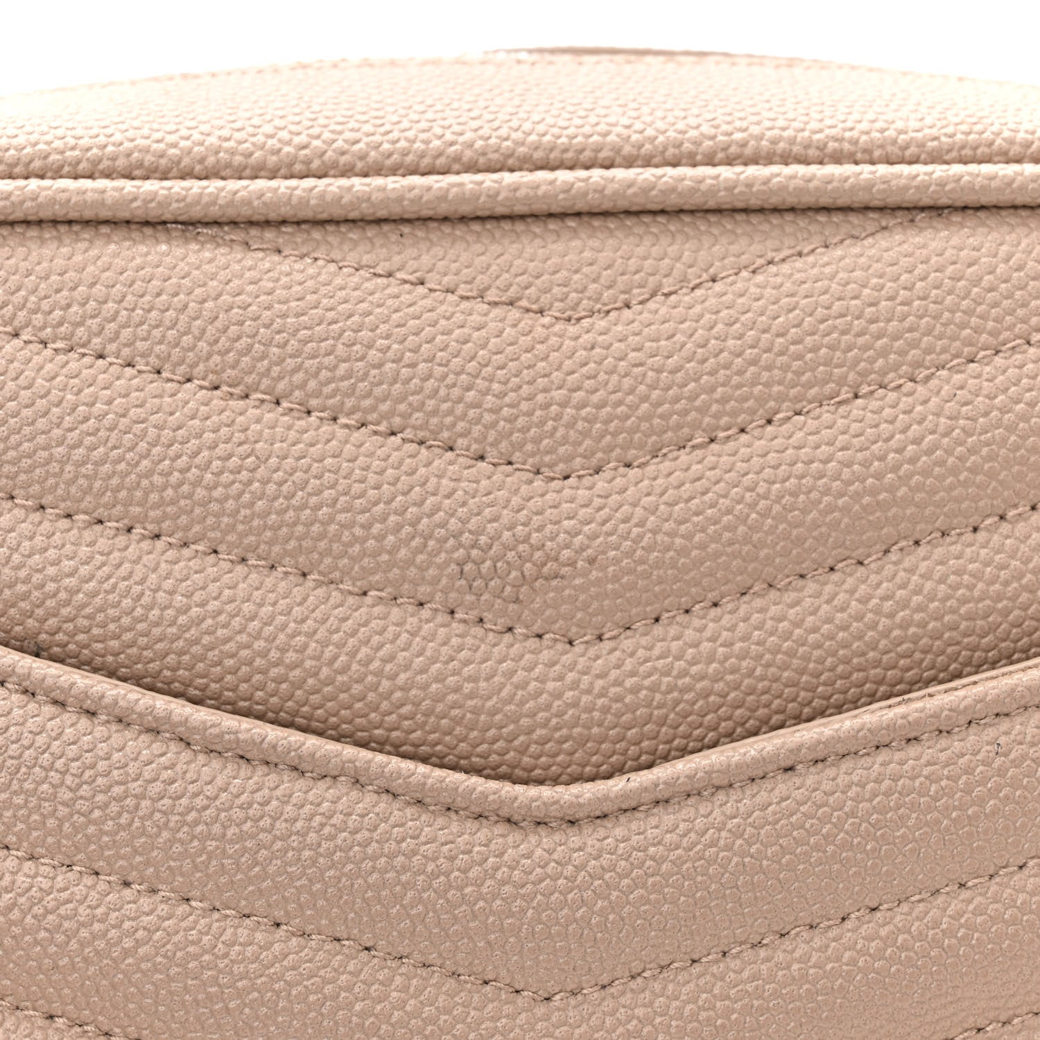 Saint Laurent SAINT LAURENT Grain De Poudre Matelasse Monogram Mini Lou Camera Bag Dark Beige 11 of 12