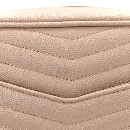 Saint Laurent SAINT LAURENT Grain De Poudre Matelasse Monogram Mini Lou Camera Bag Dark Beige 11 of 12