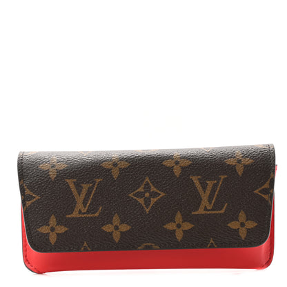 Louis Vuitton Monogram Woody Sunglass Case Rouge 1 of 6