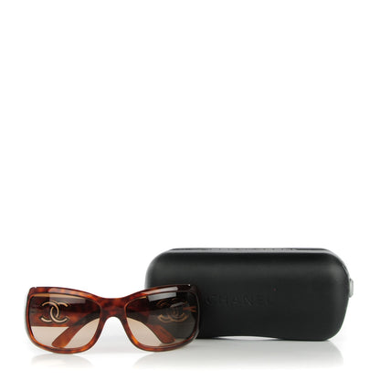 Chanel Tortoise Shell CC Sunglasses 6018 2 of 6