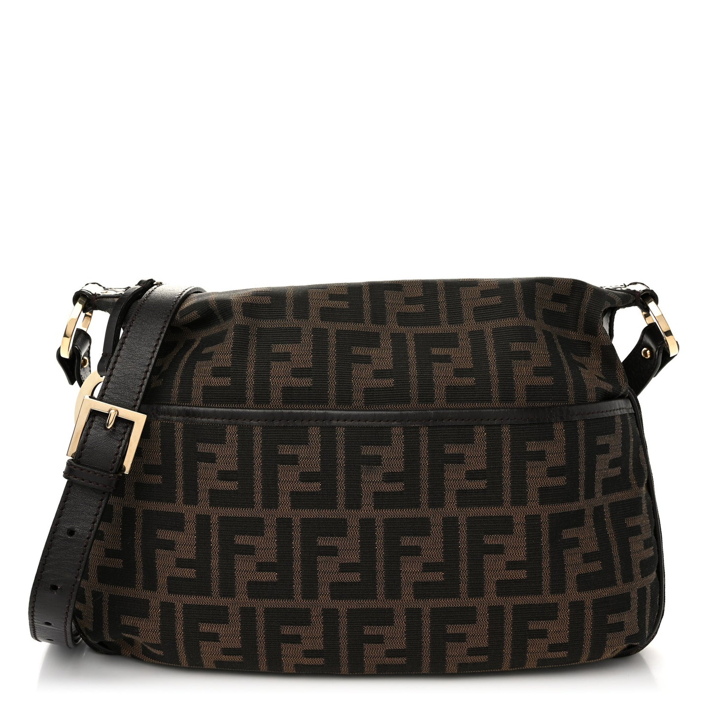 Zucca Cuoio Lucido Chef Crossbody Bag Tobacco Moro