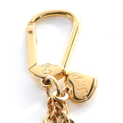 Louis Vuitton Rayures Coeur Bag Charm Key Holder Amarante 3 of 6