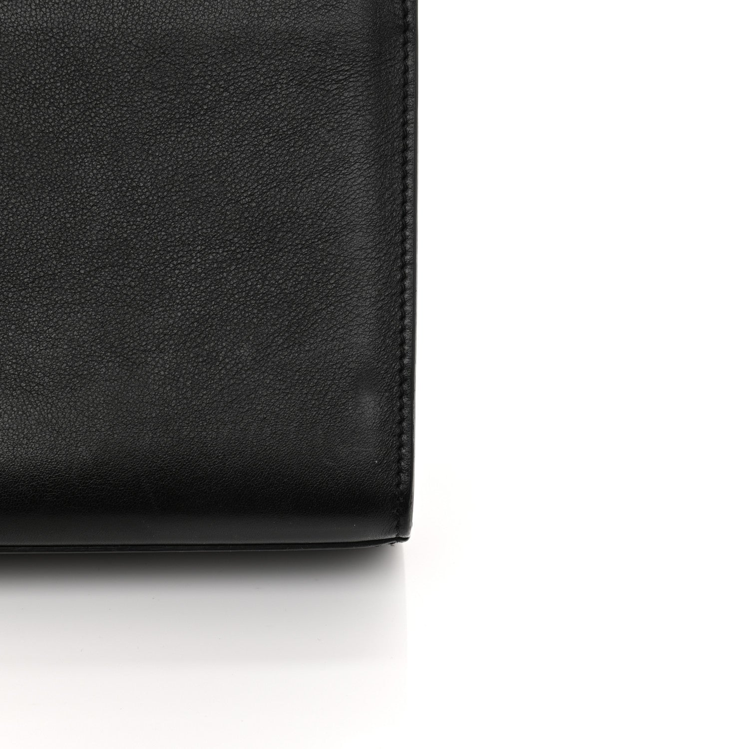 Saint Laurent Smooth Calfskin Medium Braided Monogram Kate Satchel Black 10 of 12