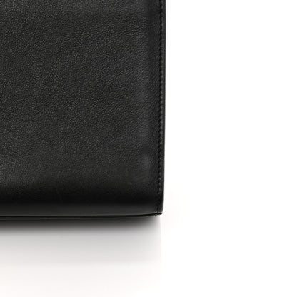 Saint Laurent Smooth Calfskin Medium Braided Monogram Kate Satchel Black 10 of 12